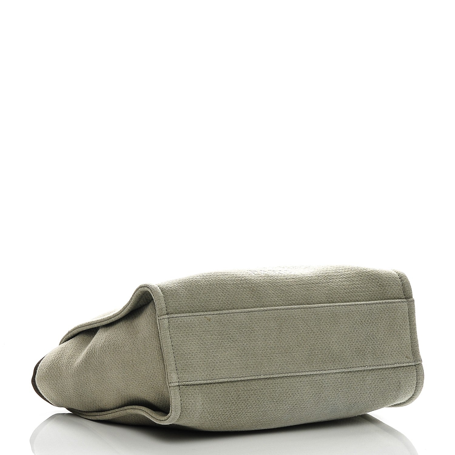 Chanel Canvas Small Deauville Tote Khaki 4 of 7