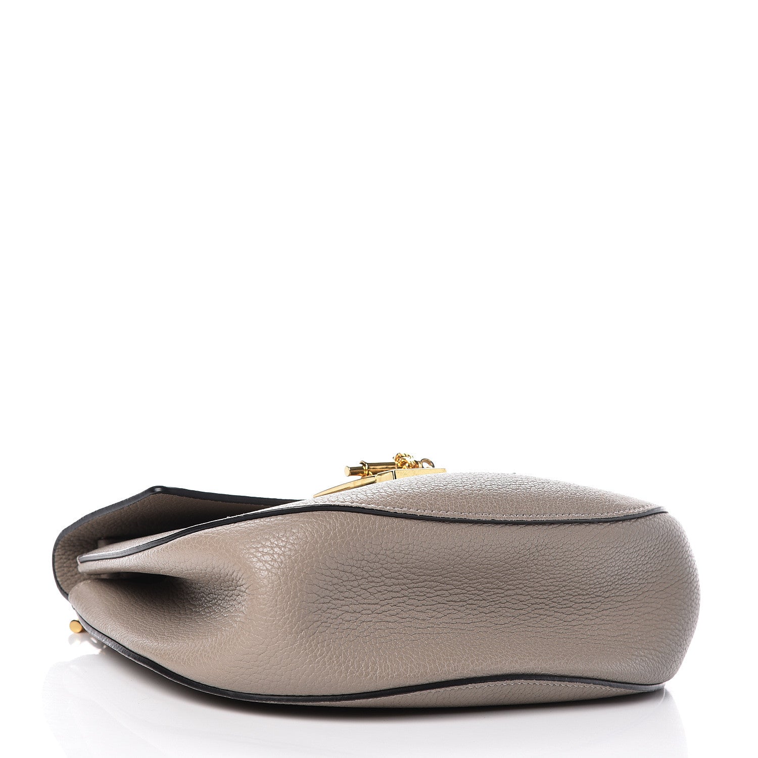 Chloe Grained Lambskin Drew Shoulder Bag Motty Grey 4 of 10