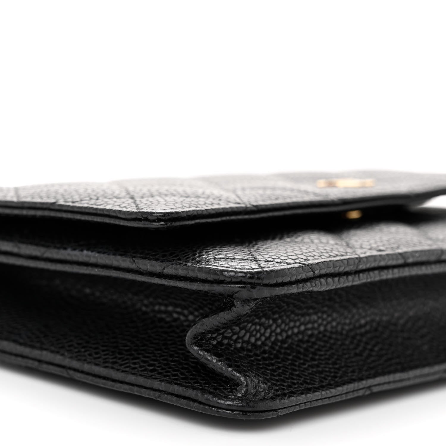 Chanel Caviar Quilted Wallet on Chain WOC Black 11 of 13