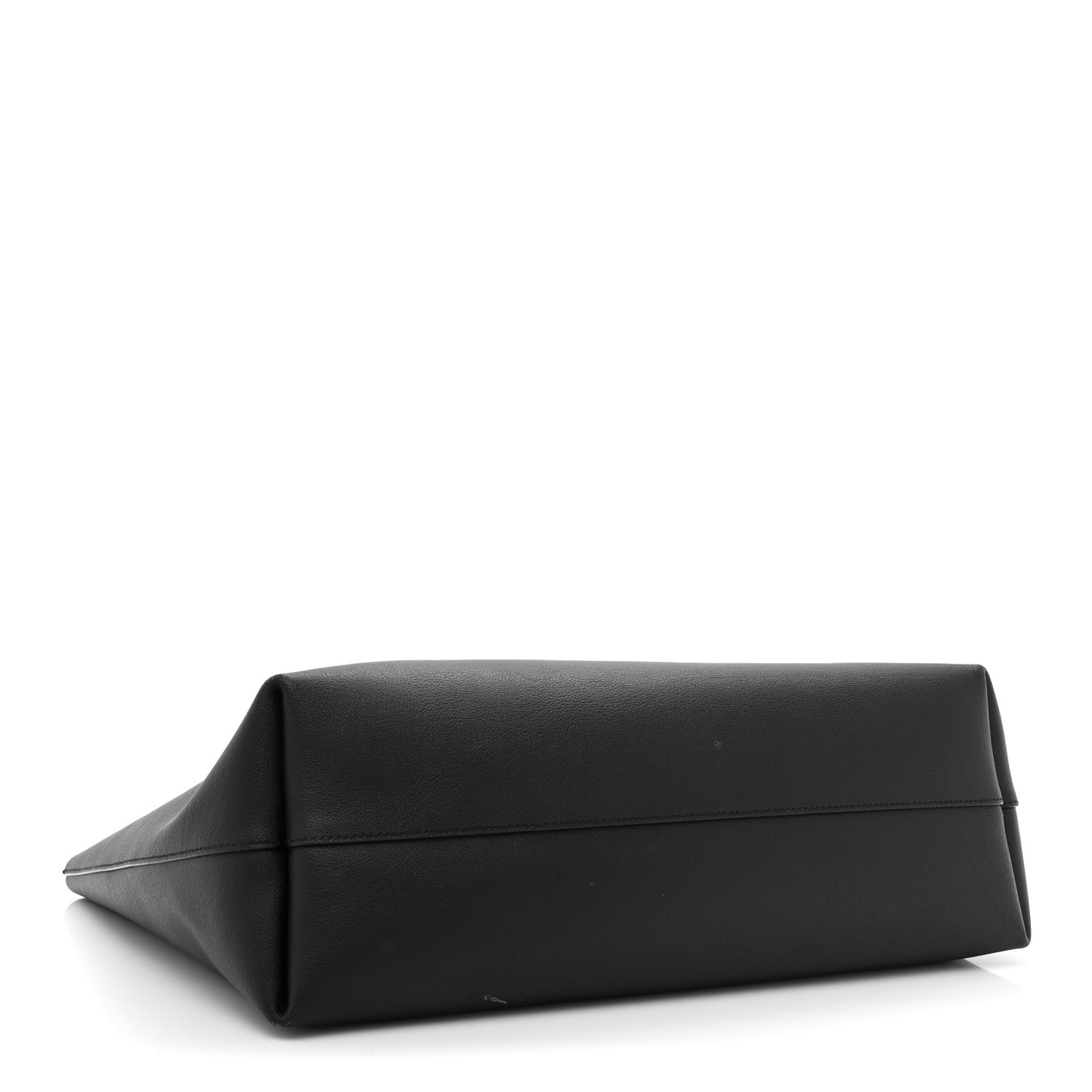 Calfskin Large Shopping Tote Black