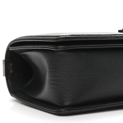 Chanel Caviar Quilted Medium Boy Flap Black 10 of 12