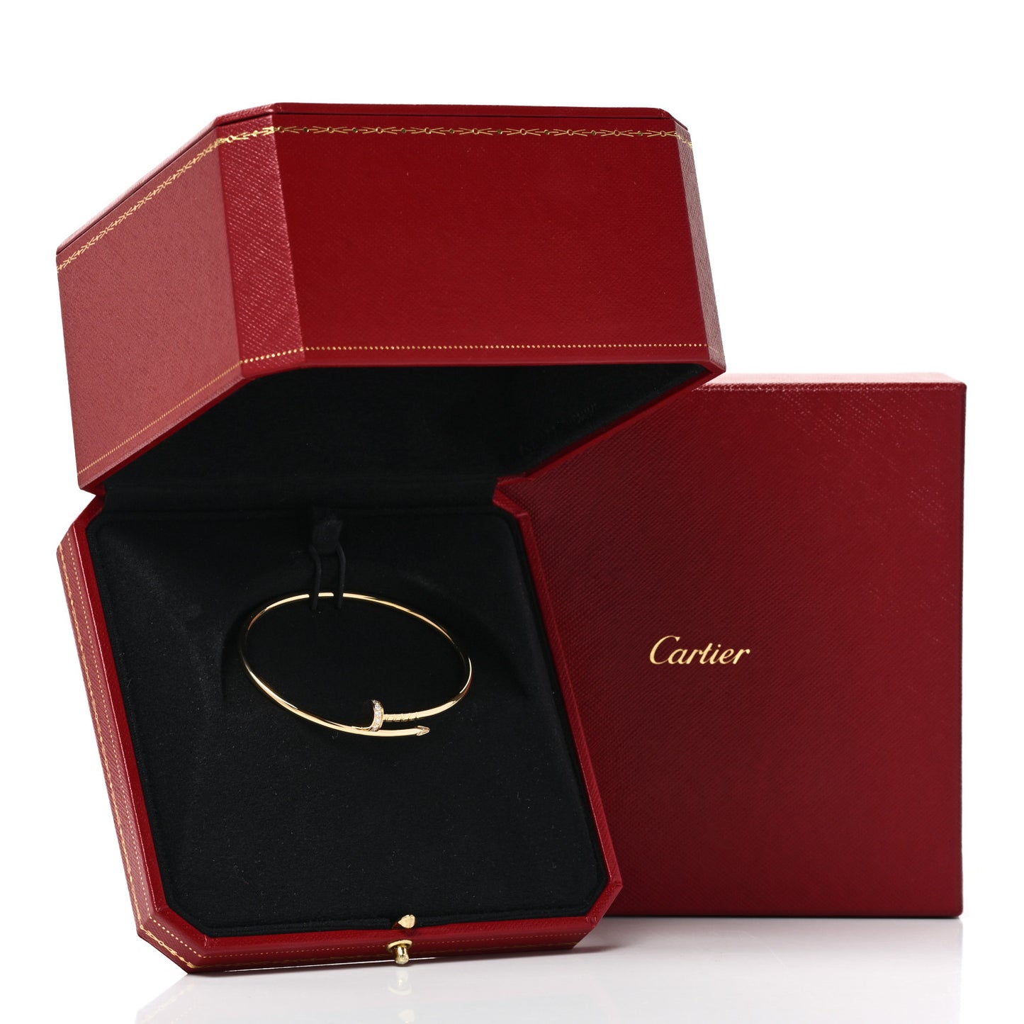 18K Yellow Gold Diamond Small Juste Un Clou Bracelet 16