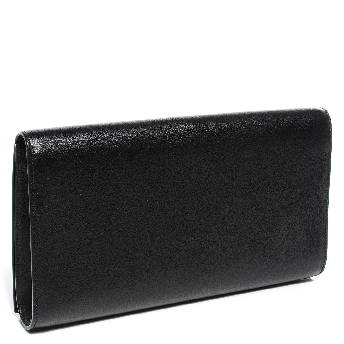 Calfskin Monogram Large Belle De Jour Clutch Black