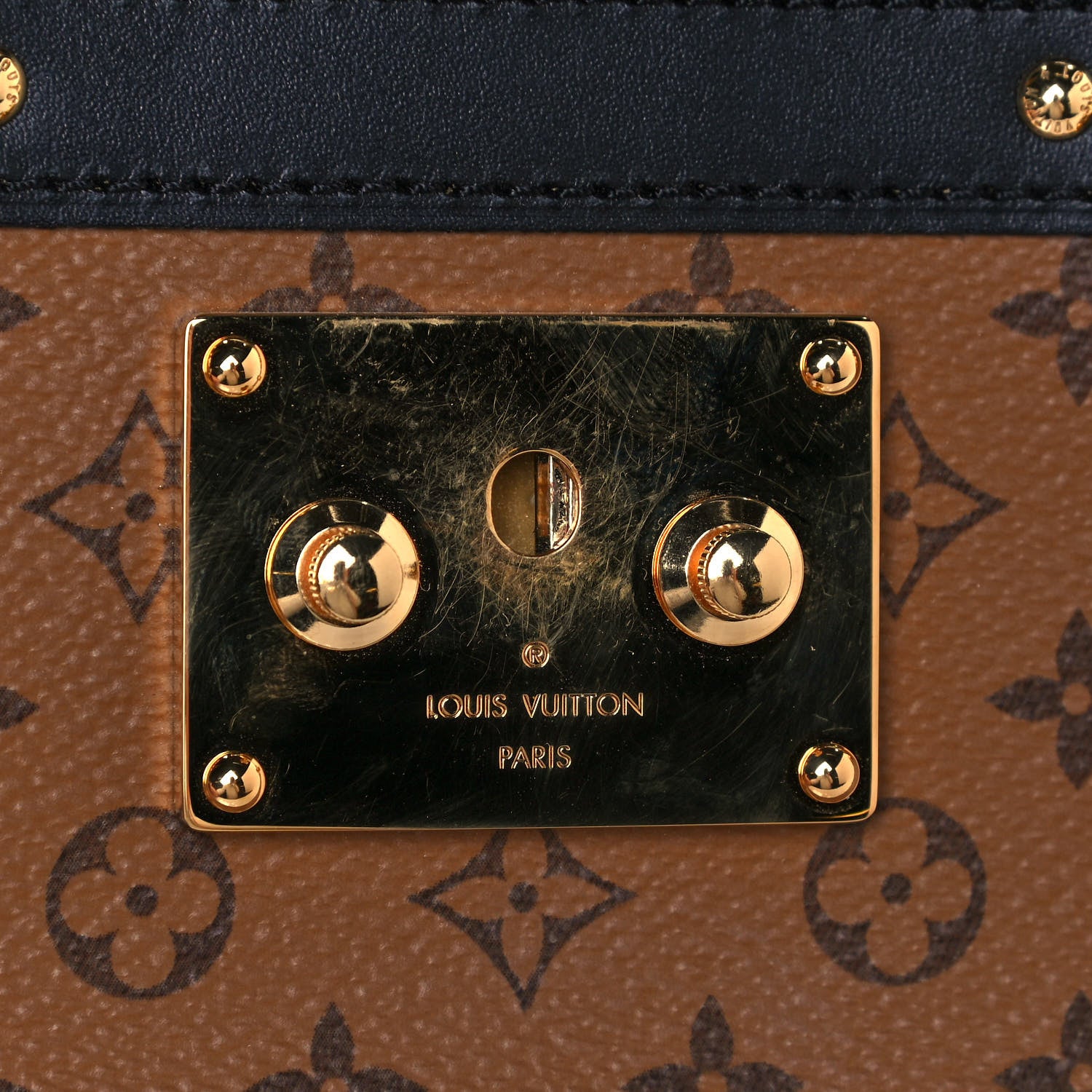 Louis Vuitton Reverse Monogram Trunk Clutch 10 of 10
