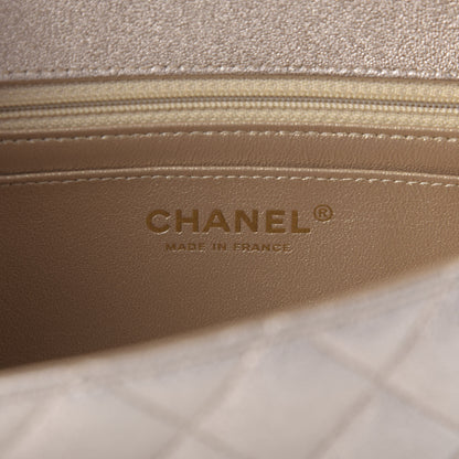 Chanel Metallic Lambskin Quilted Mini Rectangular Flap Gold 8 of 10