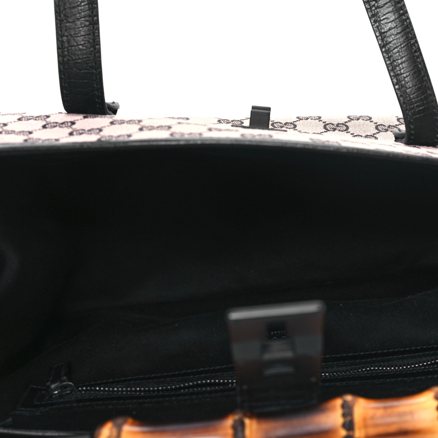 Monogram Bamboo Bullet Bag Black