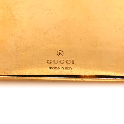 Gucci Metal Logo Curb Chain Bracelet Gold 4 of 4