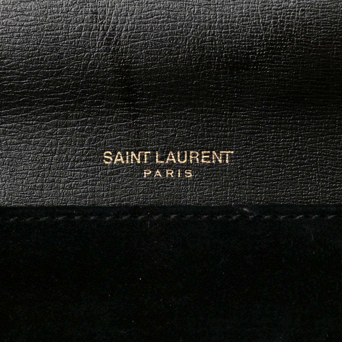 Smooth Calfskin Suede Medium Bellechasse Black Dark Green