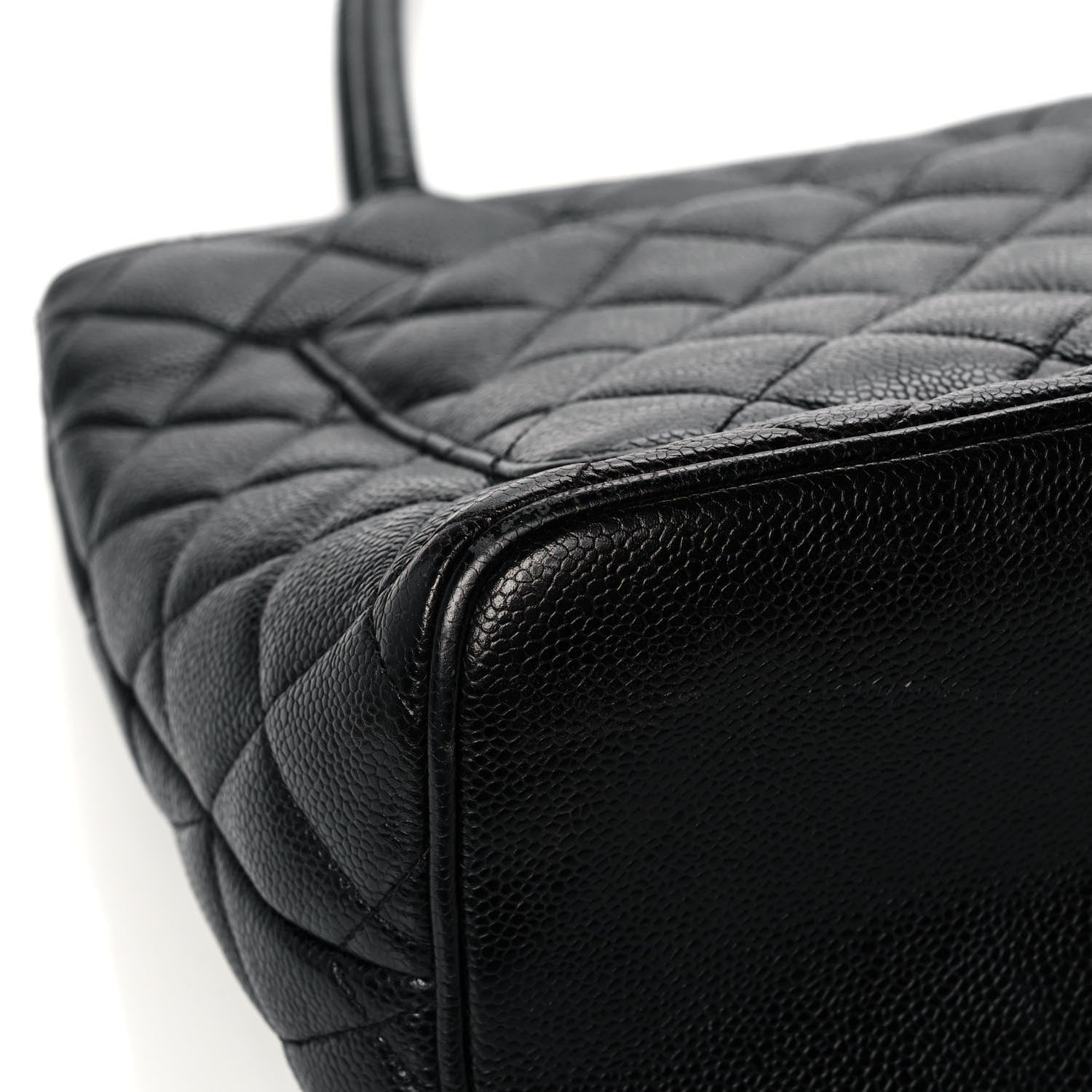 Chanel Caviar Quilted Medallion Tote Black 11 of 19