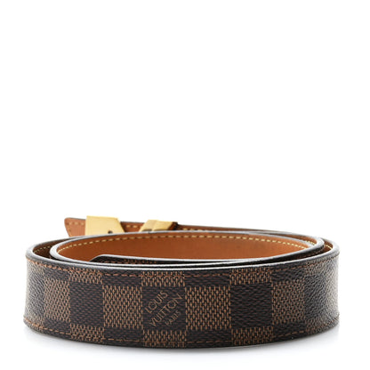 Louis Vuitton Damier Ebene 30mm Essential V Belt 85 34 2 of 7