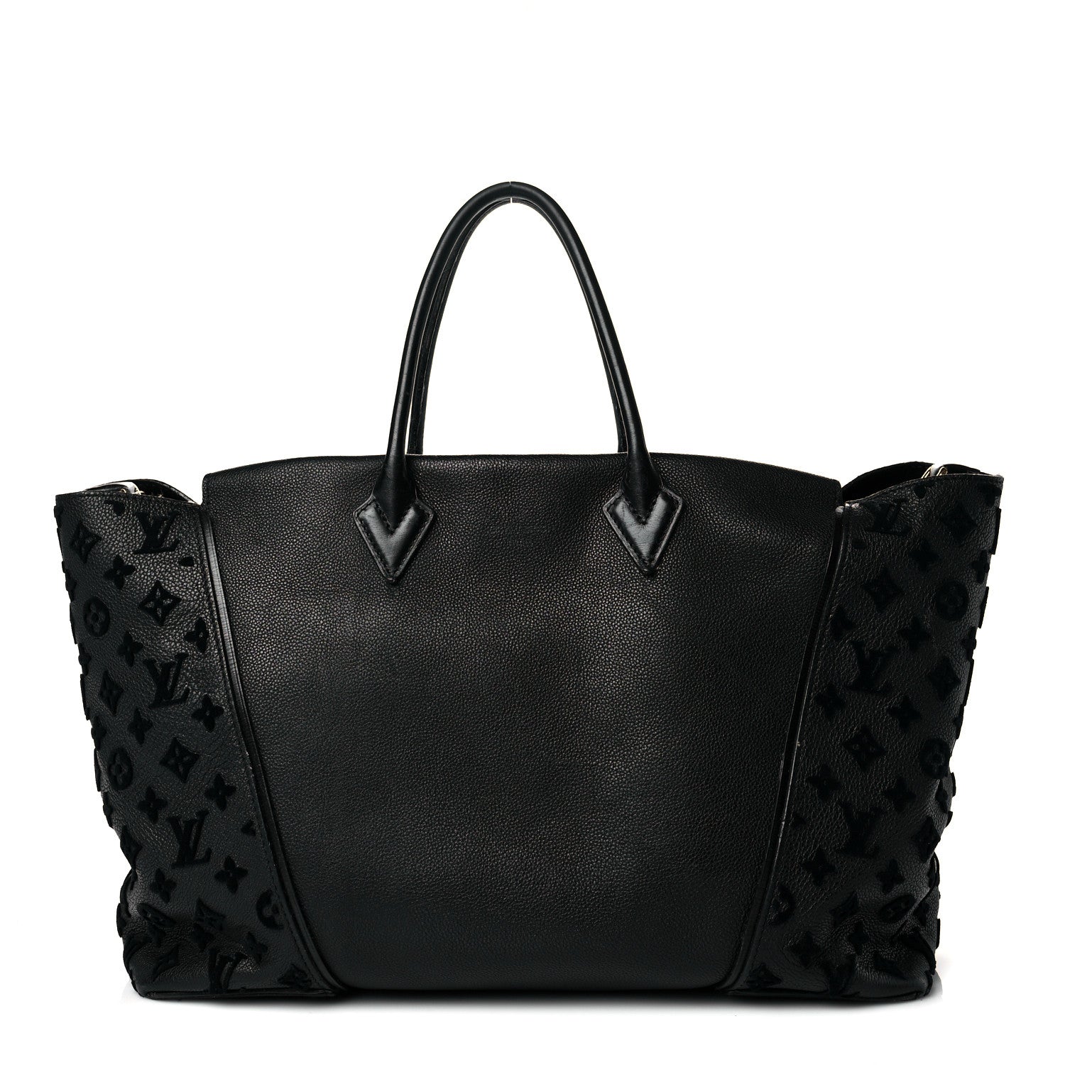 Louis Vuitton Cuir Orfevre Veau Cachemire Tote W GM Black 1 of 19