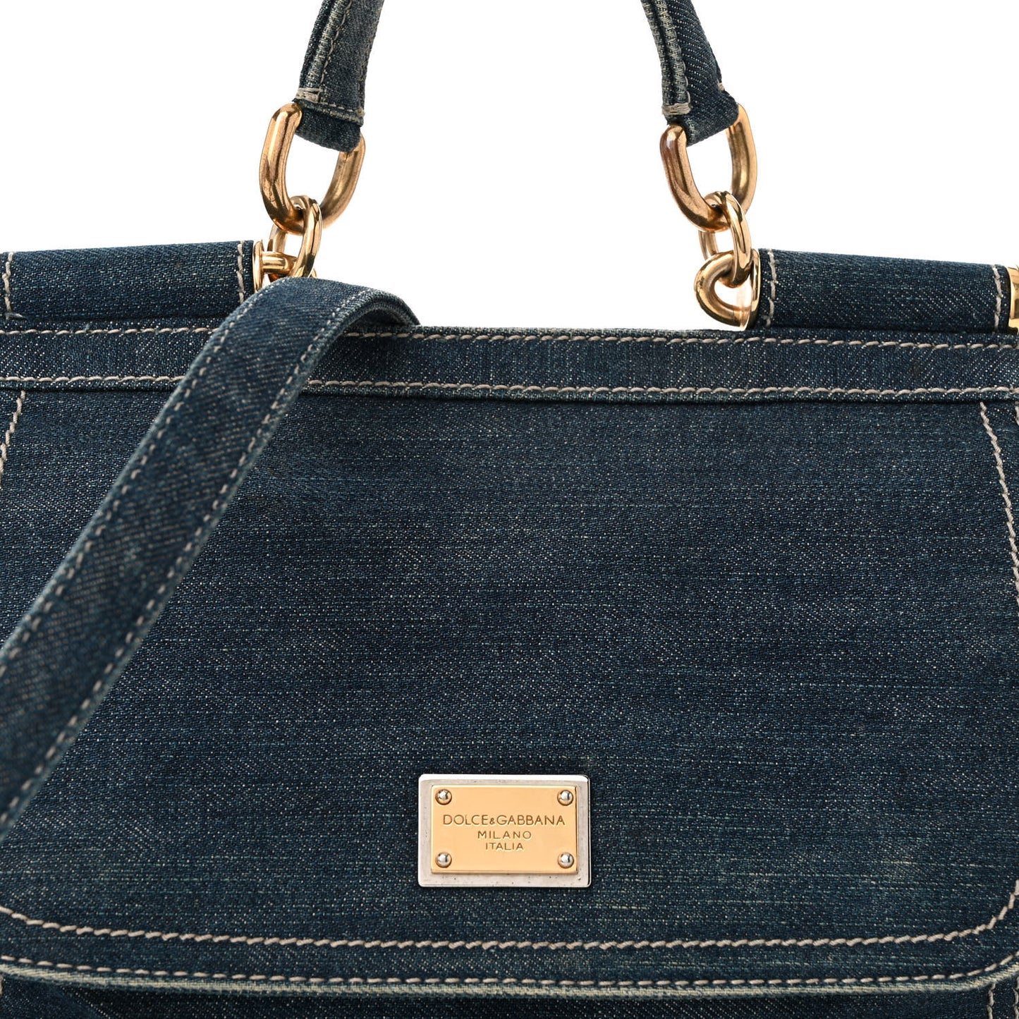 Denim Miss Sicily Satchel Blue Jeans