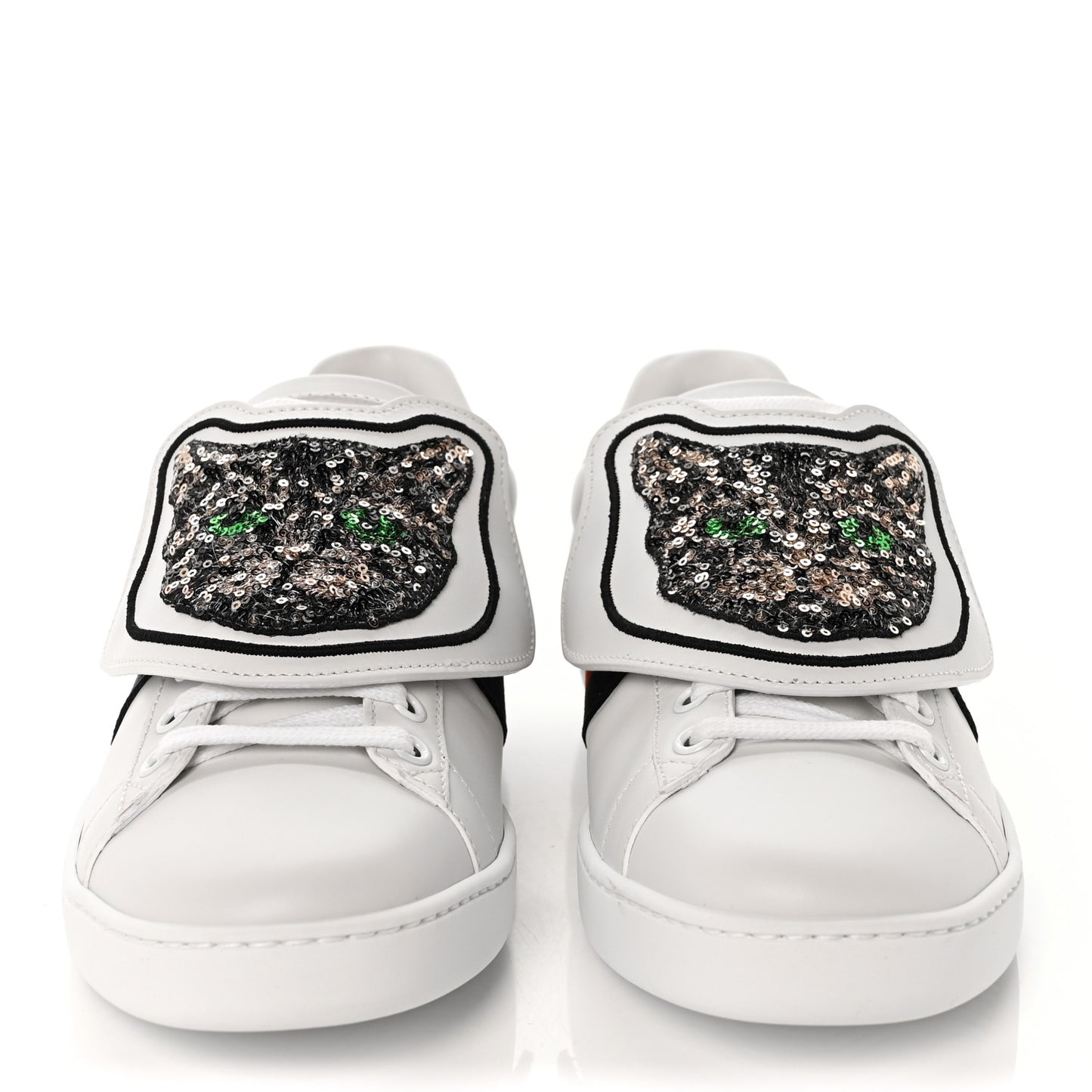 Calfskin Ayers Web Womens Ace Lace Sneakers 36.5 White