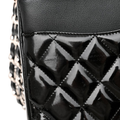 Chanel Patent Quilted Jumbo Double Flap Black 14 of 18