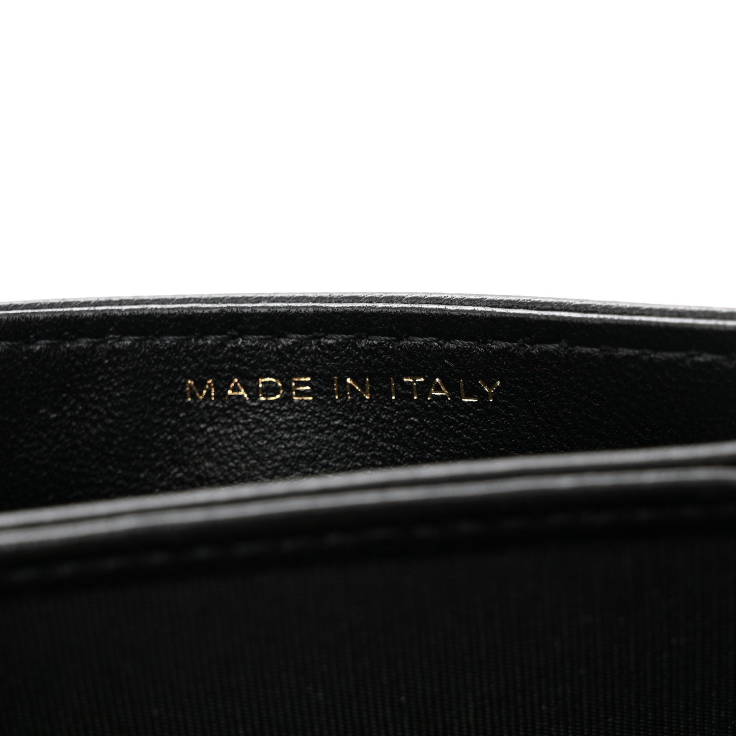 Lambskin Quilted My Chanel Lady Card Holder On Chain Black