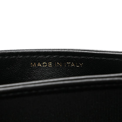 Chanel Lambskin Quilted My Chanel Lady Card Holder On Chain Black 7 of 12