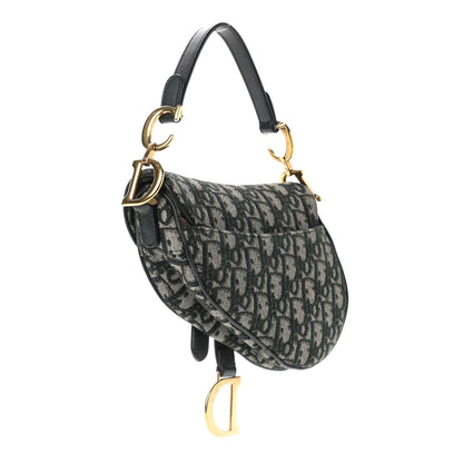 Christian Dior Oblique Mini Saddle Bag Green 2 of 8