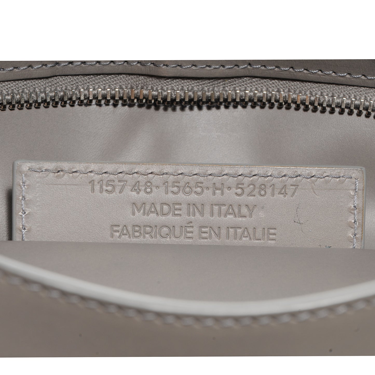 Technical Mesh Vegetable Calfskin Classic Silver Hardware City Gris Ardoise Gris Pyrite