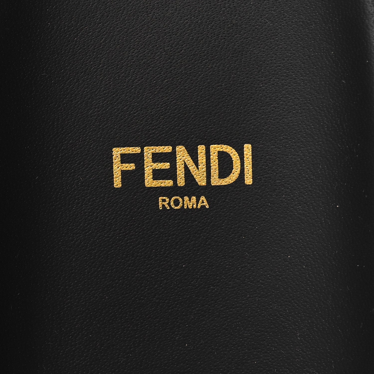 Fendi Satin FF Fendi Feel Slide Sandals 36.5 Tobacco Black 7 of 8