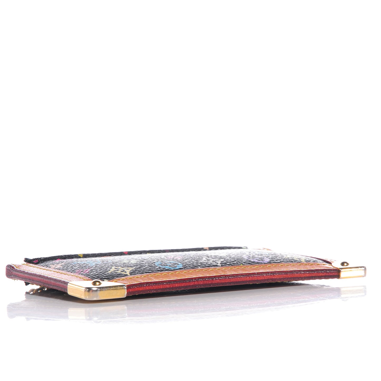 Monogram Multicolor Key Pouch Black