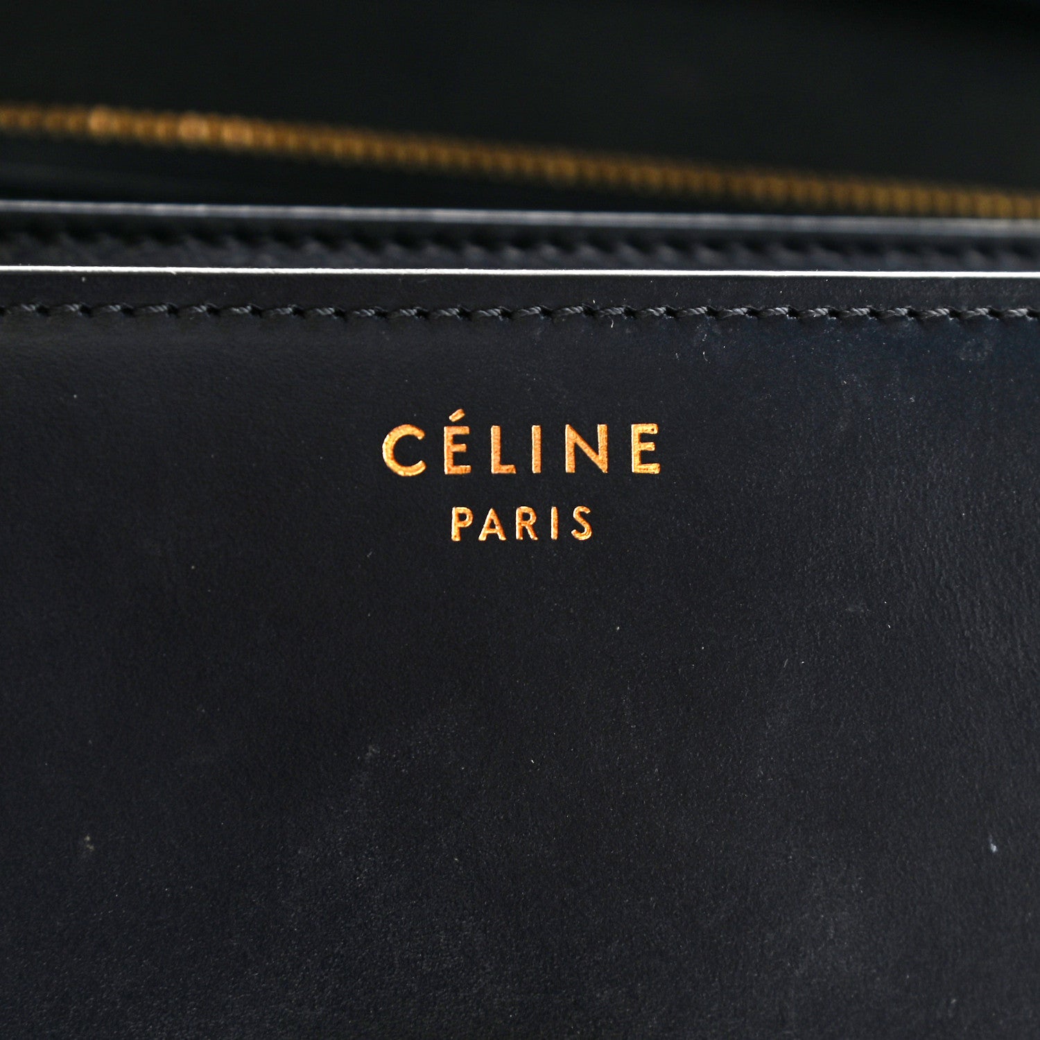 Celine Box Calfskin Medium Classic Box Flap Bag Navy 6 of 11