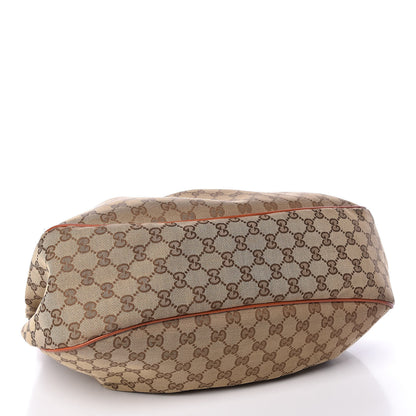 Gucci Monogram Medium Sukey Hobo Orange 4 of 9