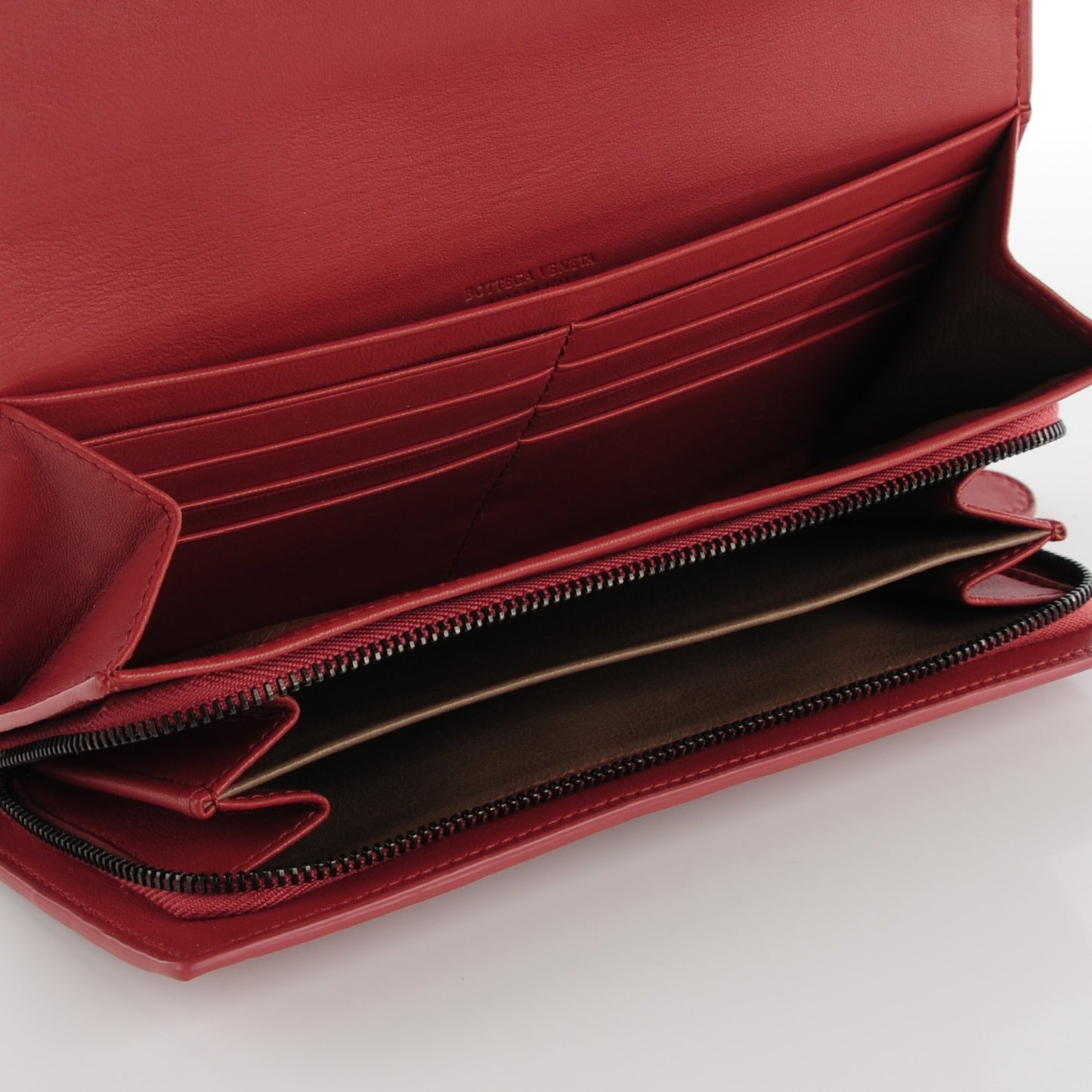 Nappa Intrecciato Continental Flap Wallet