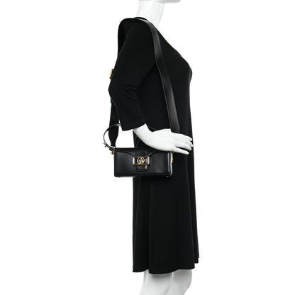 Lanvin Shiny Calfskin Nano Pencil Bag Black 2 of 10