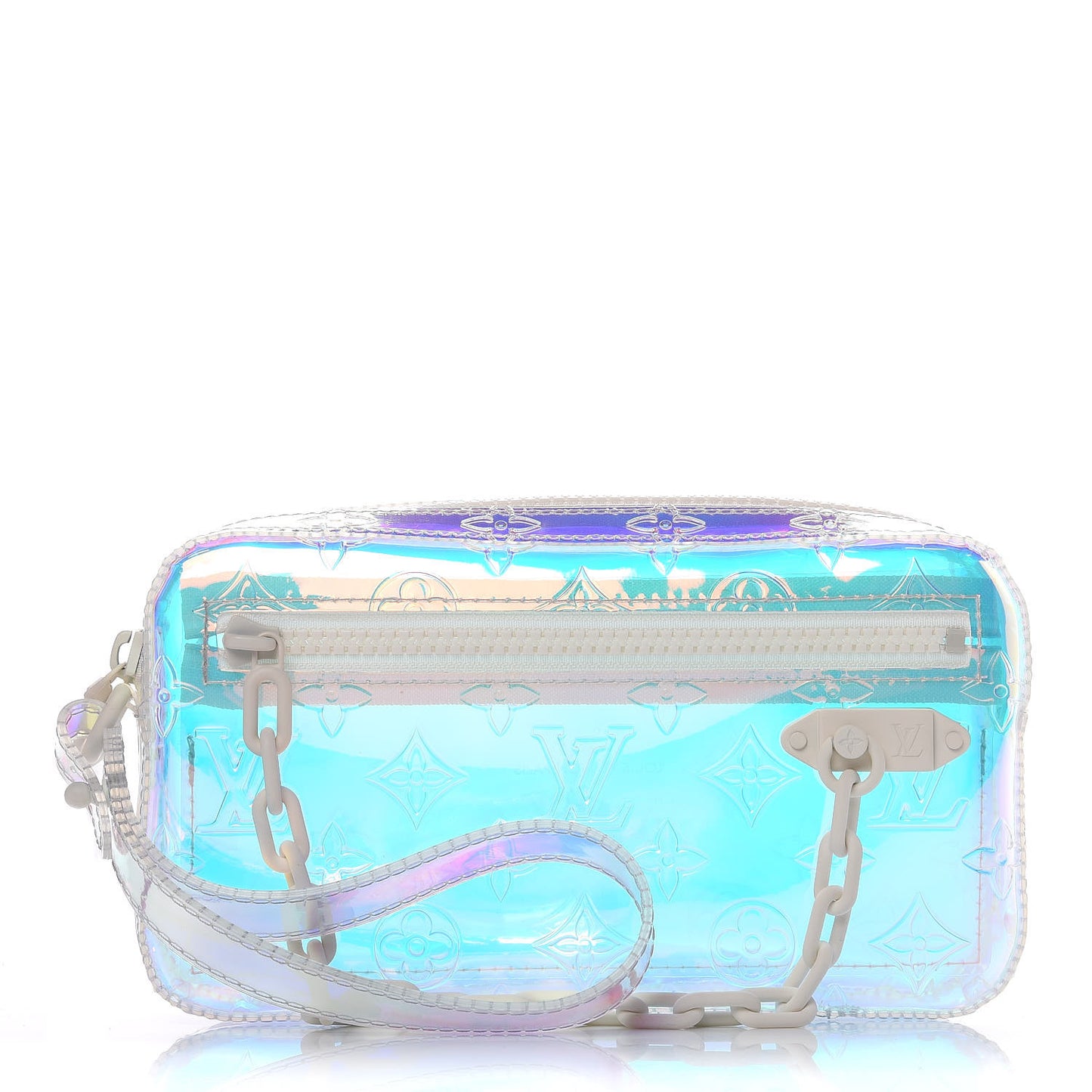 PVC Monogram Pochette Volga Iridescent Prism