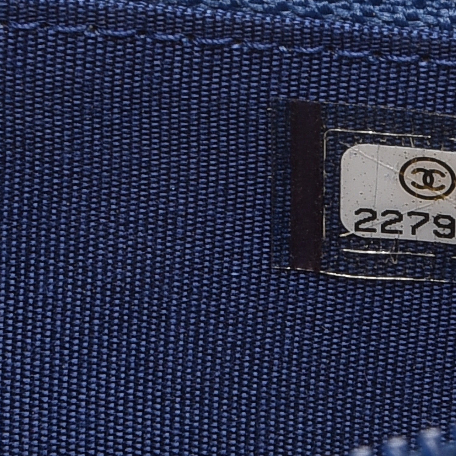 Chanel Caviar Quilted Small Boy Zip Around Wallet Dark Blue 8 of 9