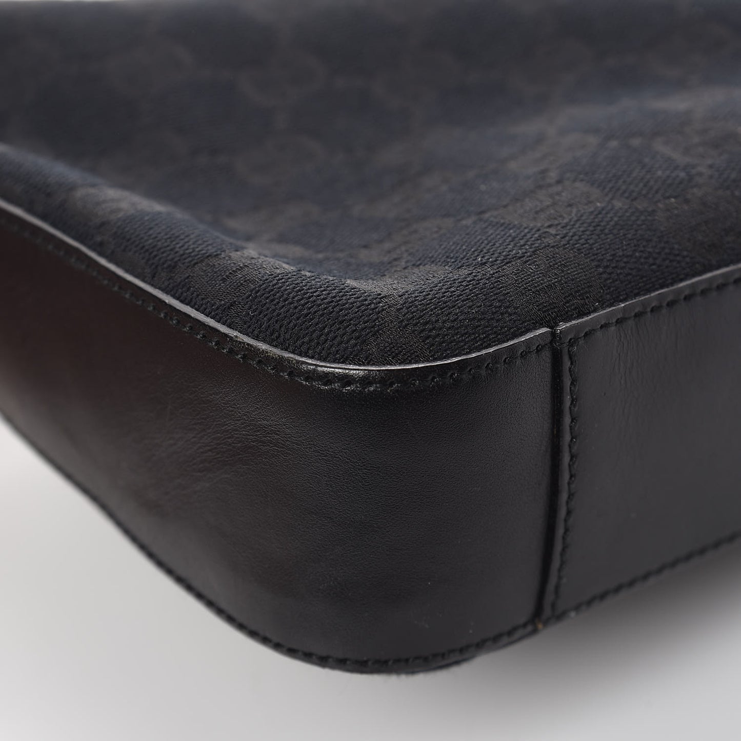 Monogram GG Clasp Hobo Black