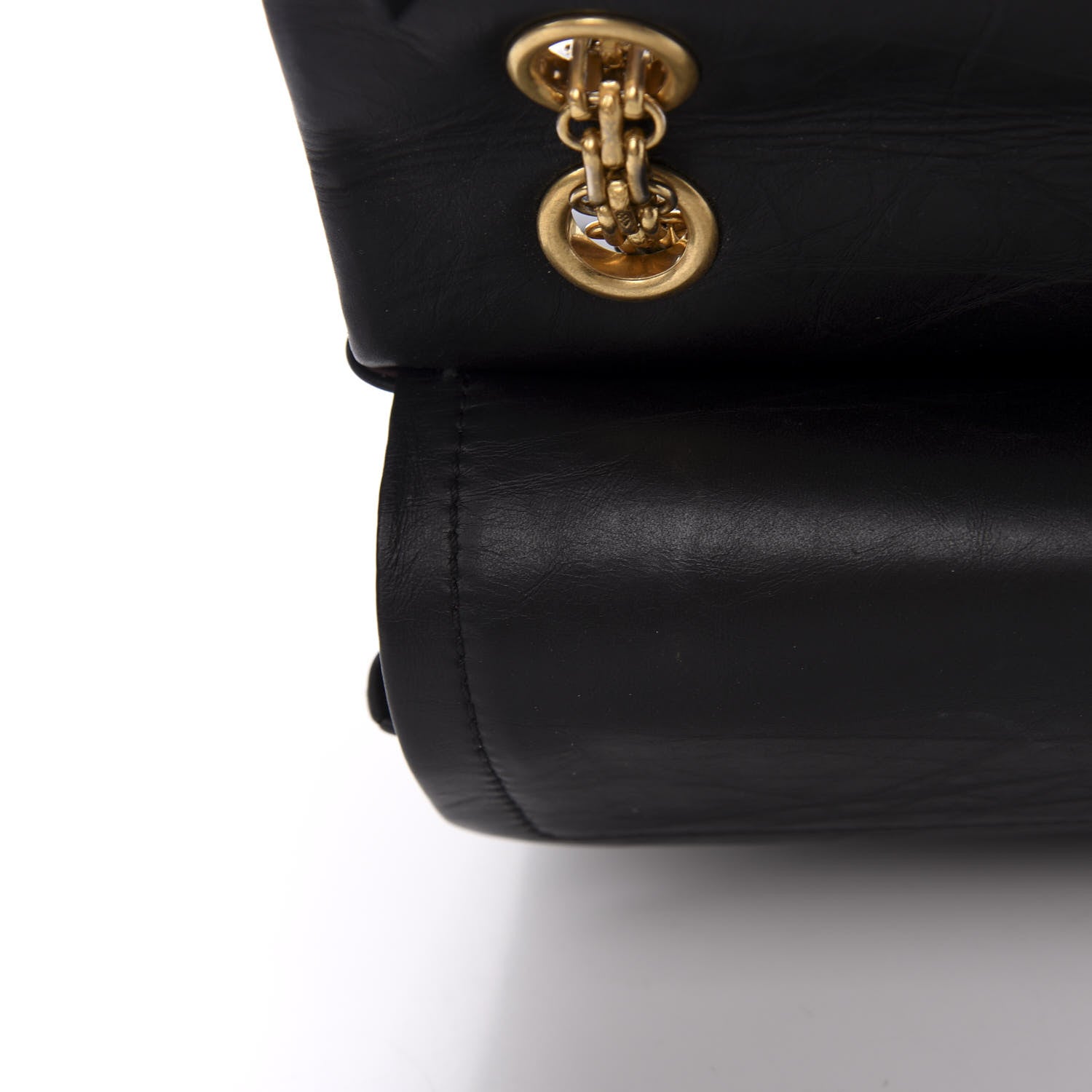 Chanel Aged Calfskin Quilted 2.55 Reissue 226 Flap Black 9 of 13