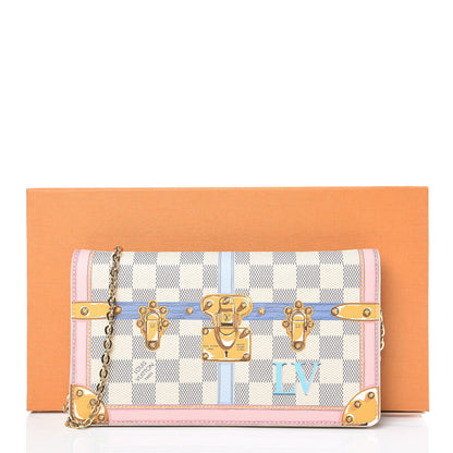 Louis Vuitton Damier Azur Summer Trunks Pochette Weekend 7 of 7