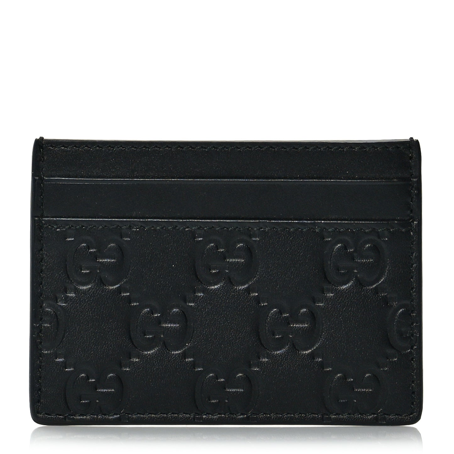 Guccissima Card Holder Black
