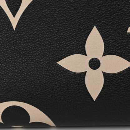 Louis Vuitton LOUIS VUITTON Empreinte Monogram Giant Onthego GM Black Beige 10 of 10