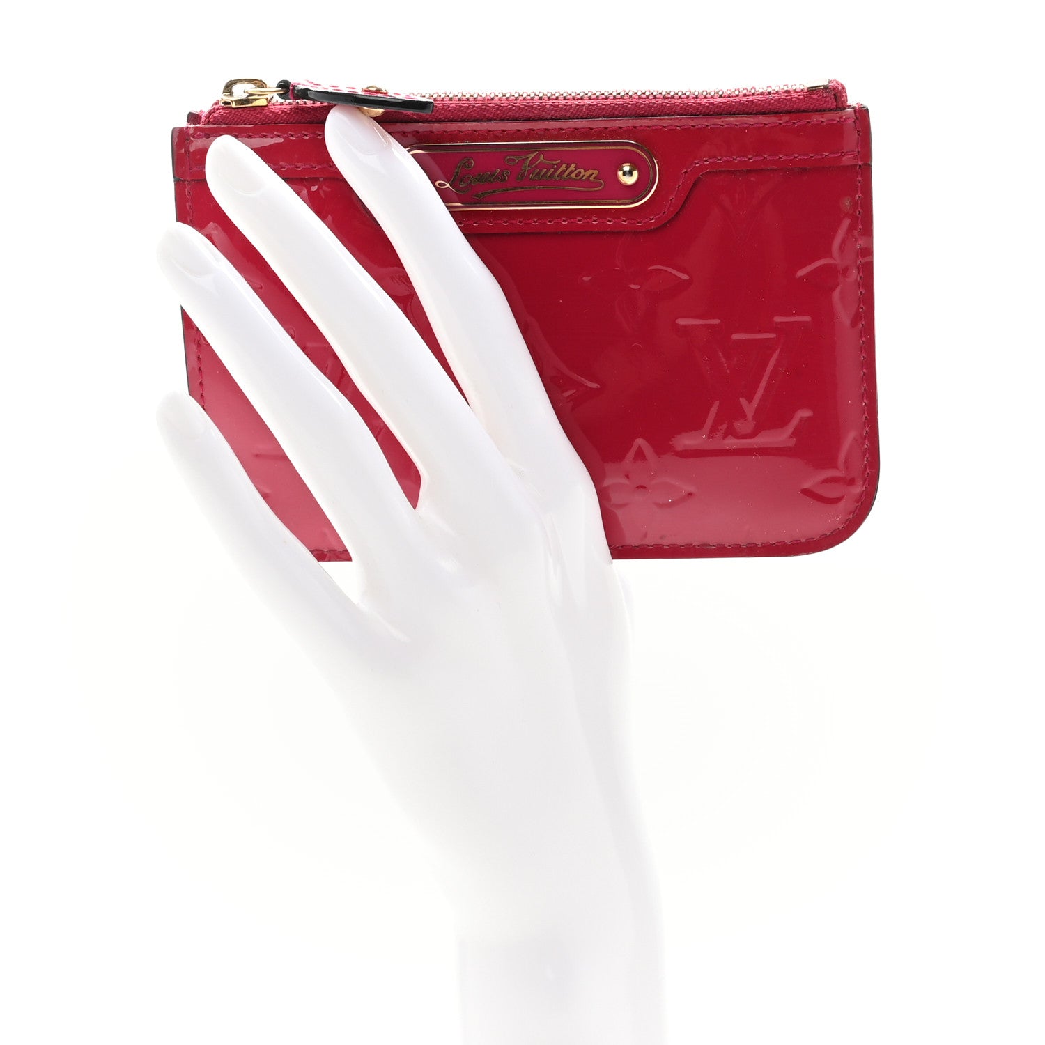 Louis Vuitton Vernis Key Pouch Rose Indien 2 of 12