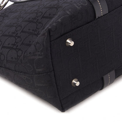 Christian Dior Monogram Vintage Flowers Dome Bag Black 6 of 9