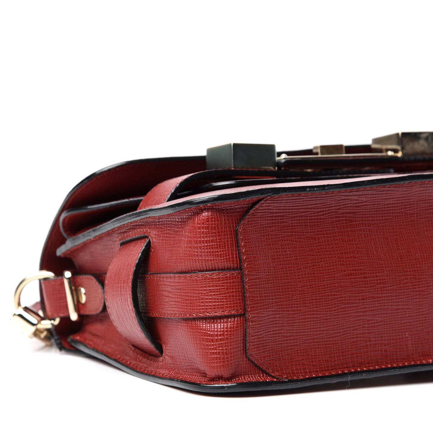 New Linosa Mini PS11 Classic Shoulder Bag Red Plum