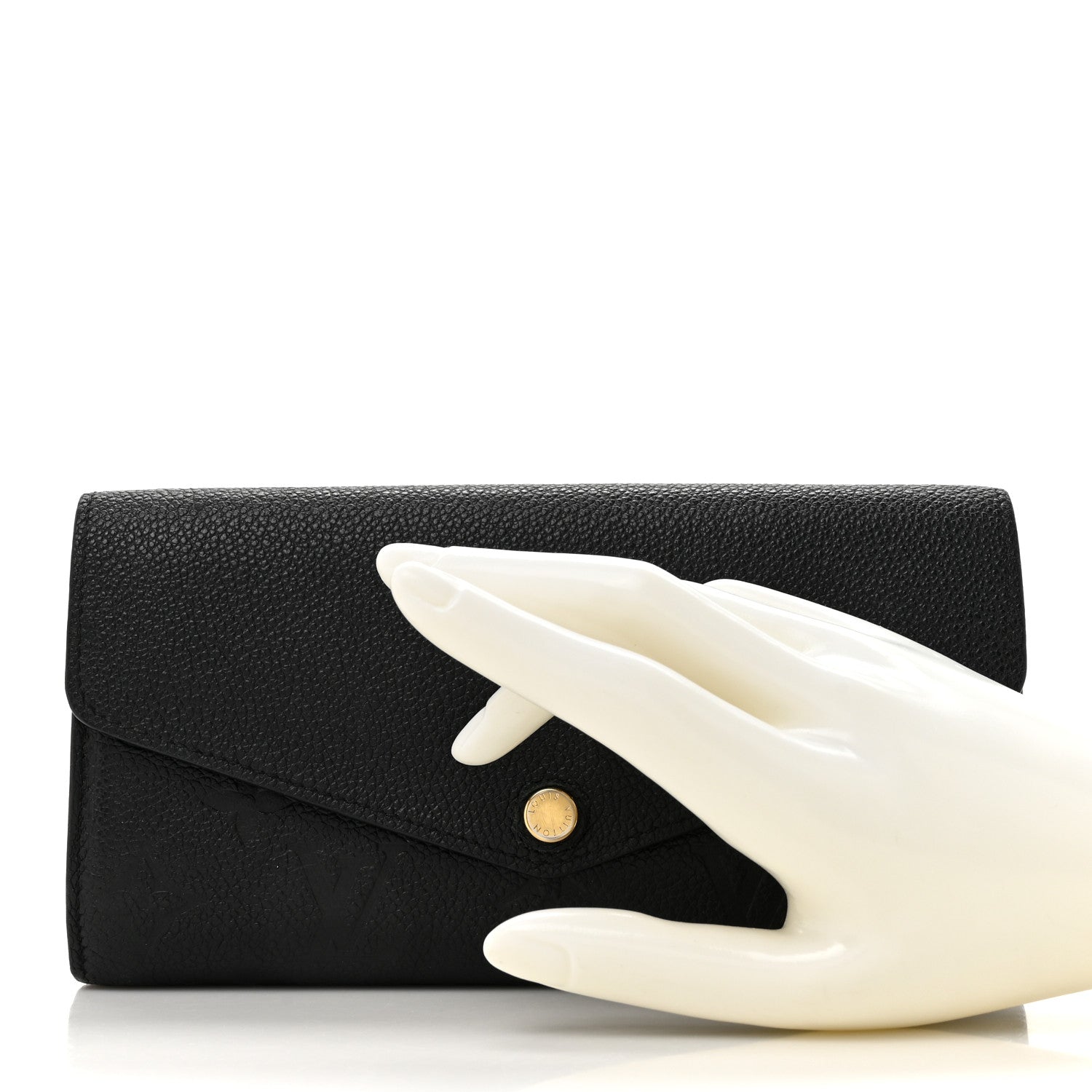 Louis Vuitton Empreinte Sarah Wallet NM Black 2 of 7