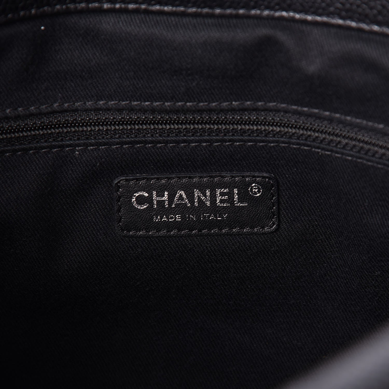 Chanel Caviar Quilted CC Timeless Soft Tote Black 6 of 12