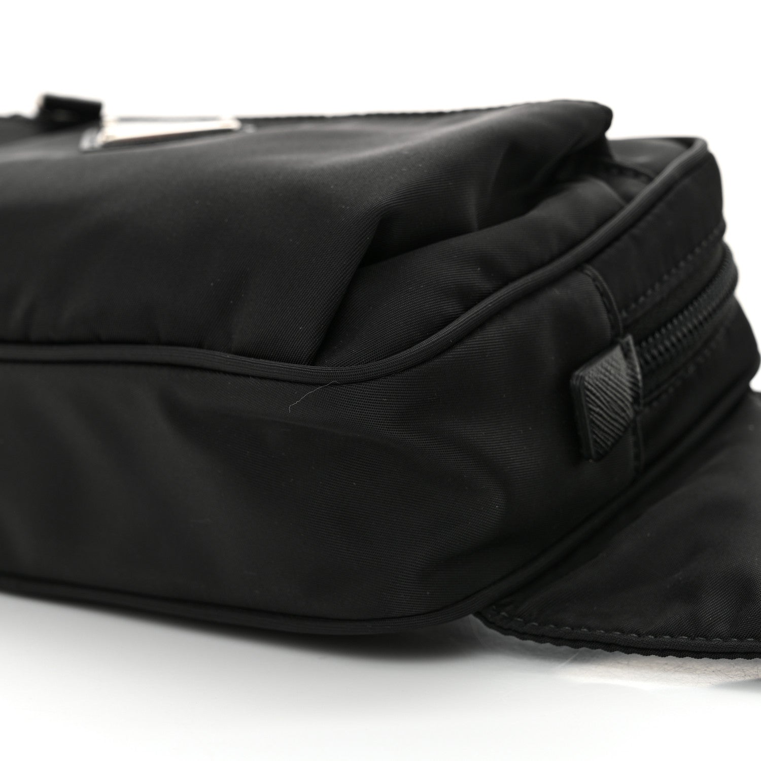 Prada Re-Nylon Saffiano Belt Bag Black 9 of 9