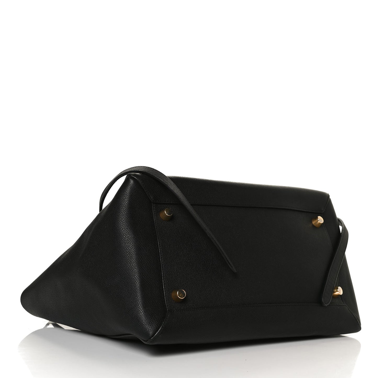 Grained Calfskin Small Belt Bag Black