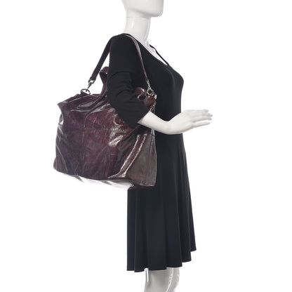Givenchy Crinkled Patent Large Nightingale Purple 2 of 14