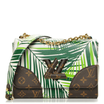 Louis Vuitton Monogram Palm Twist Shoulder Bag MM Vert White 1 of 7