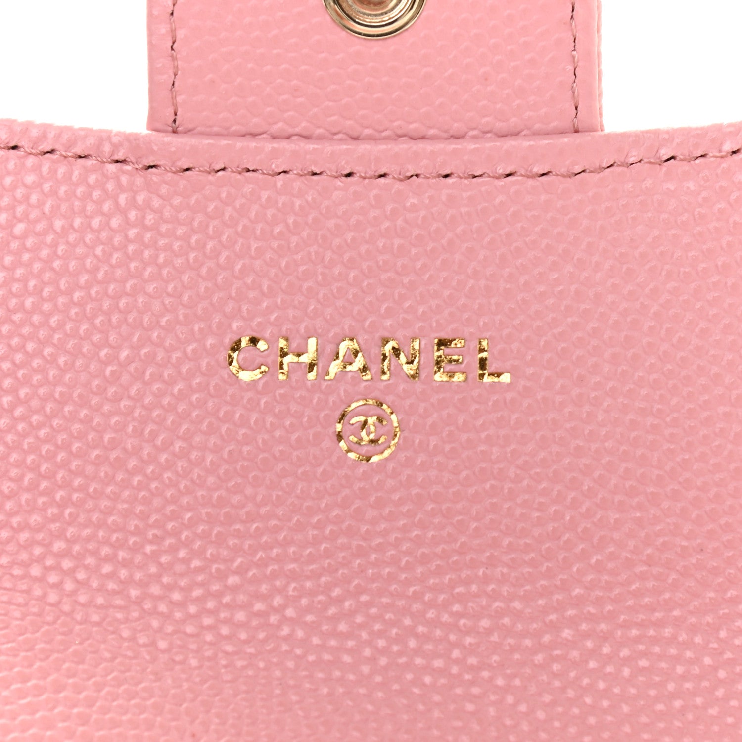 Chanel Caviar Quilted Flap Card Holder Wallet Light Pink 6 of 10