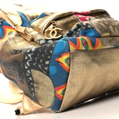 Chanel Graffiti Printed Canvas Street Spirit Backpack Multicolor 9 of 10