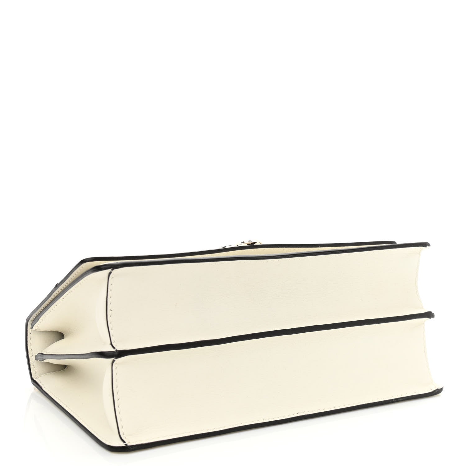 Jimmy Choo Shiny Calfskin Medium Varenne Shoulder Bag Latte 4 of 12