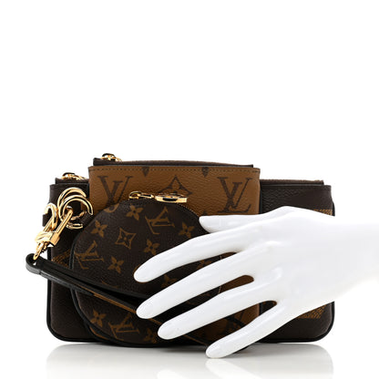 Louis Vuitton Reverse Monogram Giant Trio Pouch 2 of 9
