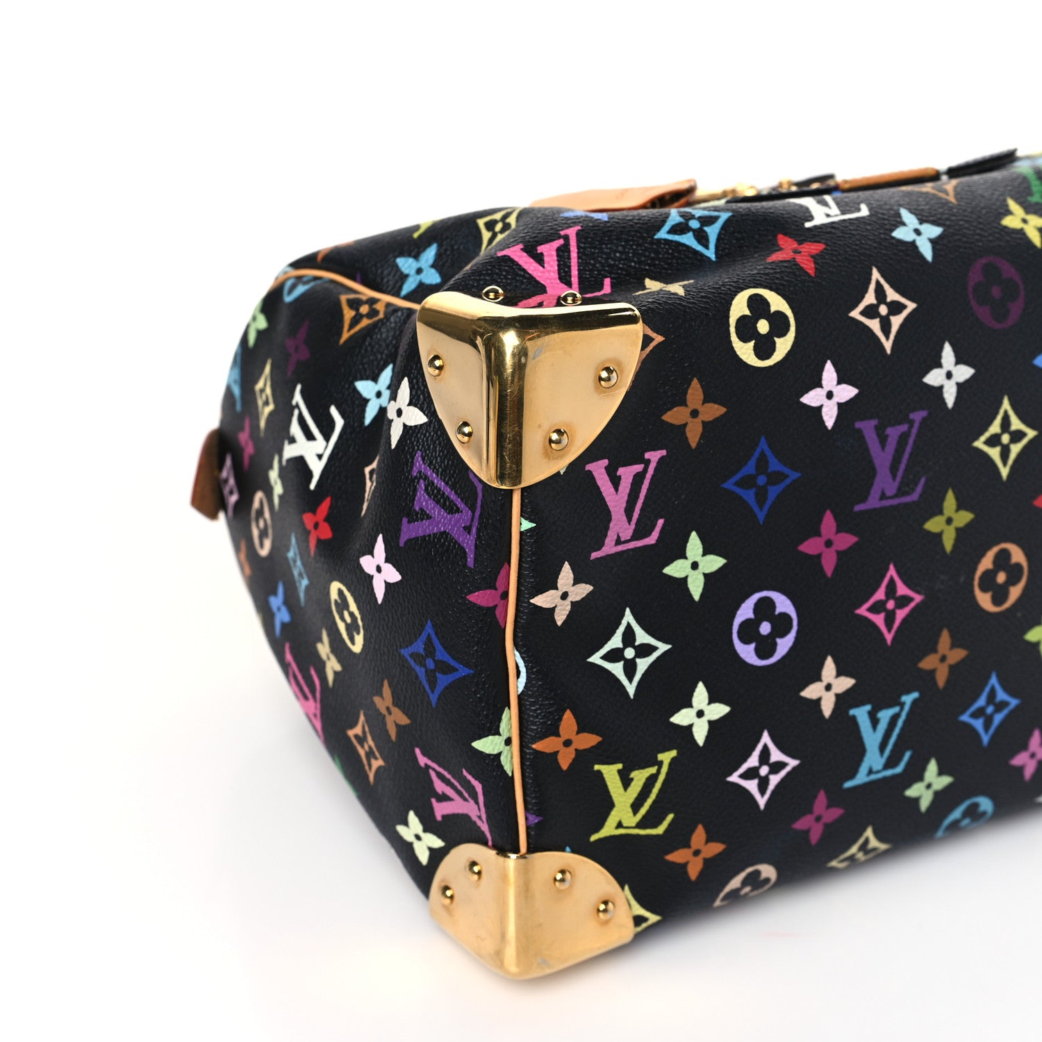 Louis Vuitton Monogram Multicolor Speedy 30 Black 6 of 7