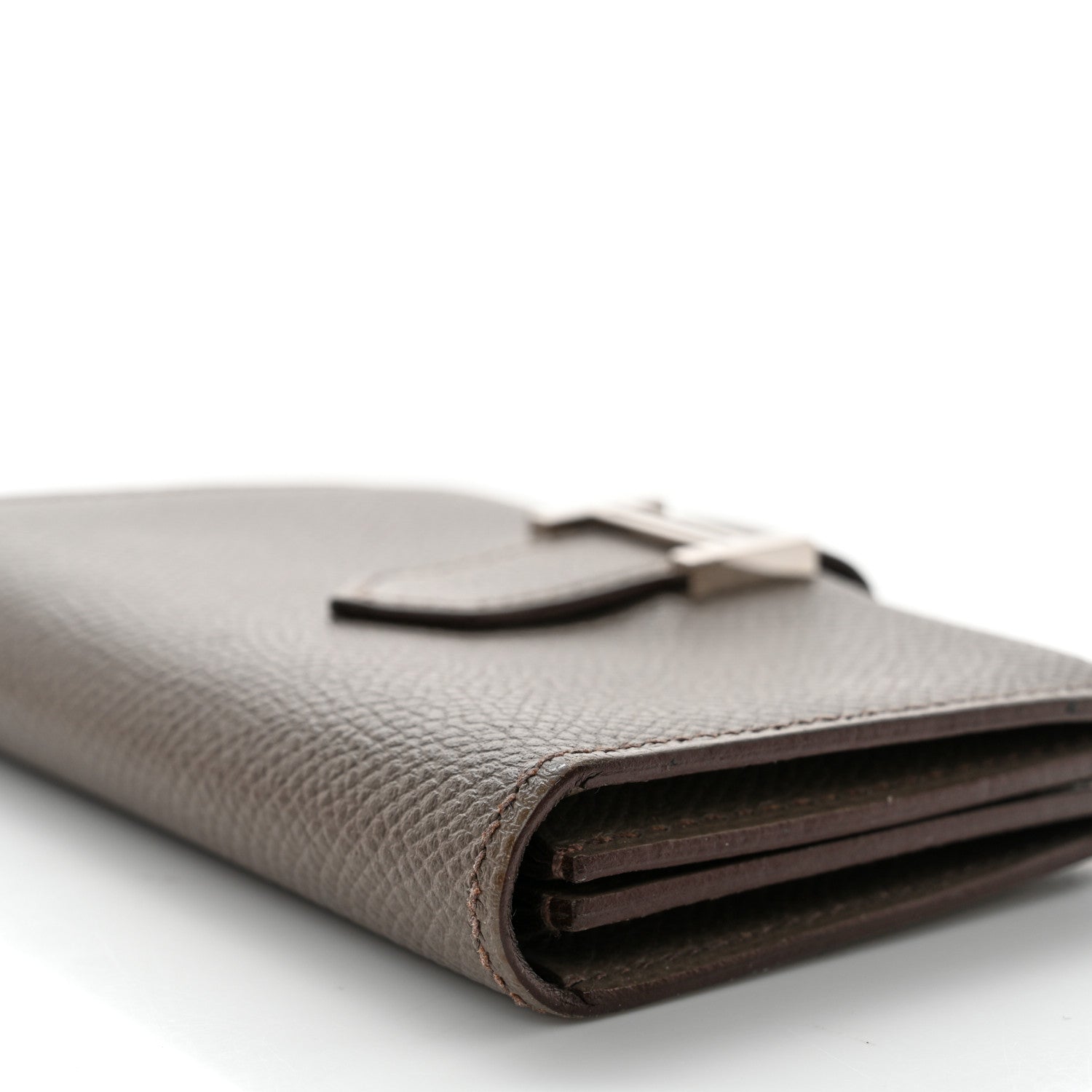 Hermes Epsom Bearn Card Holder Wallet Etain 9 of 12